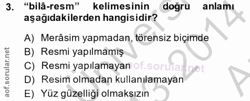 Soru 3