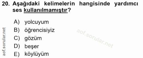 Soru 20