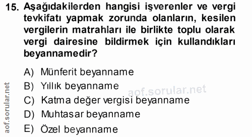 Soru 15