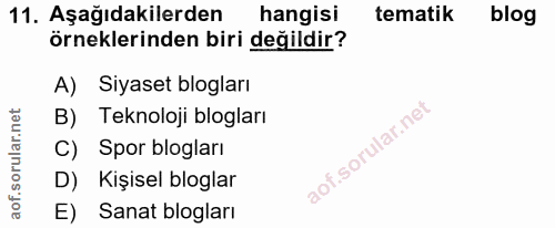 Soru 11