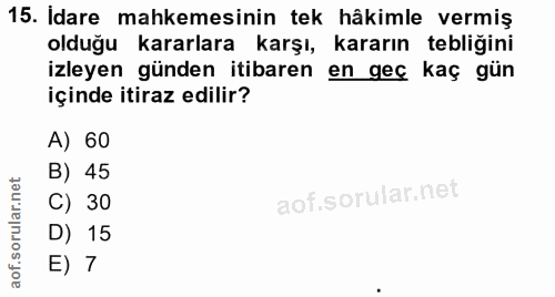 Soru 15
