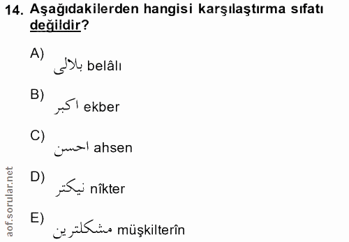Soru 14