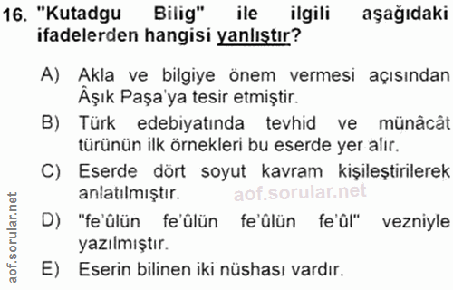 Soru 16