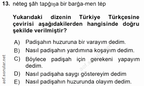 Soru 13