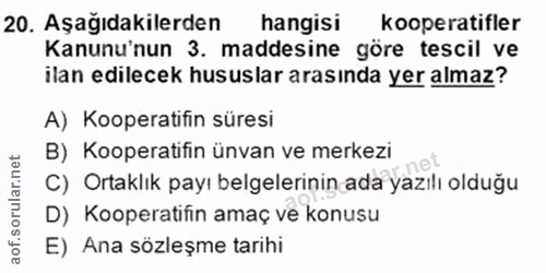Soru 20