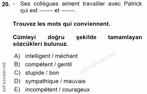 Soru 20