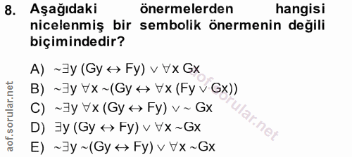 Soru 8