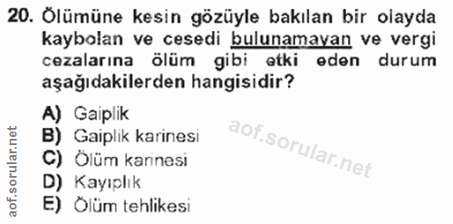 Soru 20