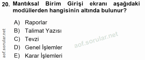 Soru 20