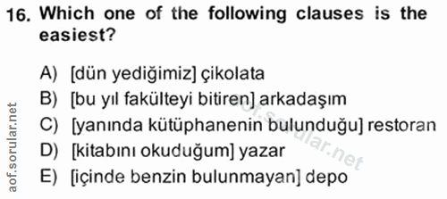 Soru 16