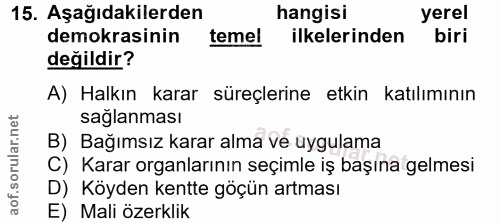 Soru 15