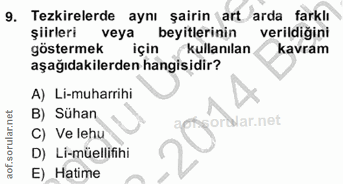 Soru 9