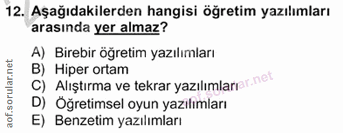 Soru 12