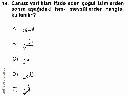 Soru 14