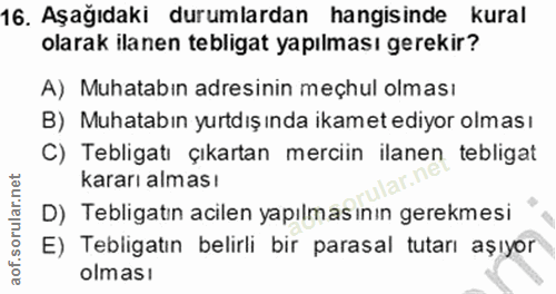 Soru 16