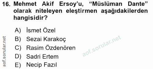 Soru 16