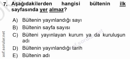 Soru 7