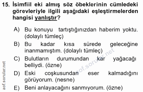 Soru 15