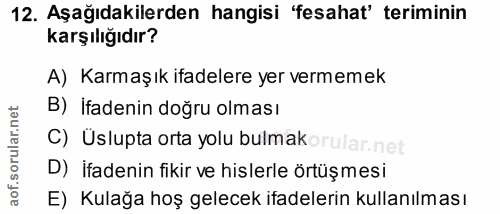 Soru 12