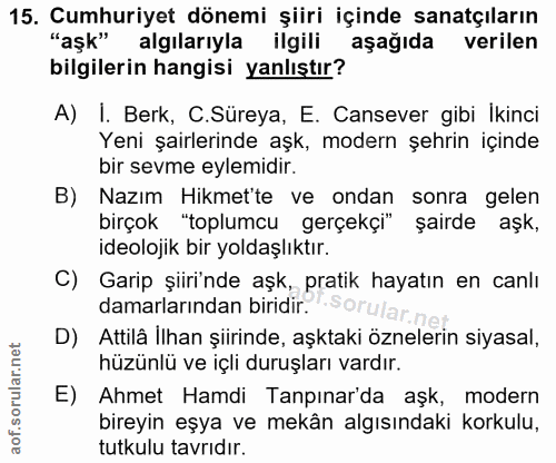 Soru 15