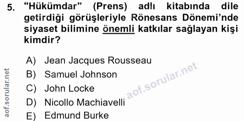 Soru 5