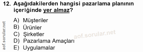 Soru 12
