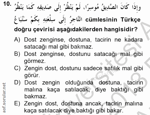 Soru 10