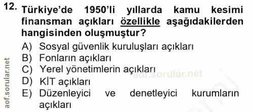 Soru 12
