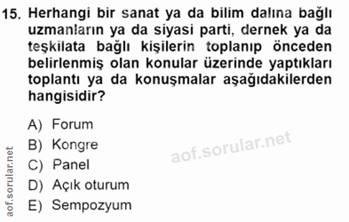 Soru 15
