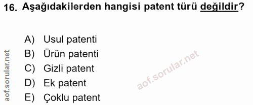 Soru 16