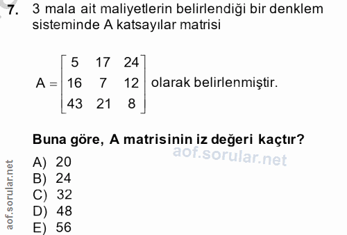 Soru 7
