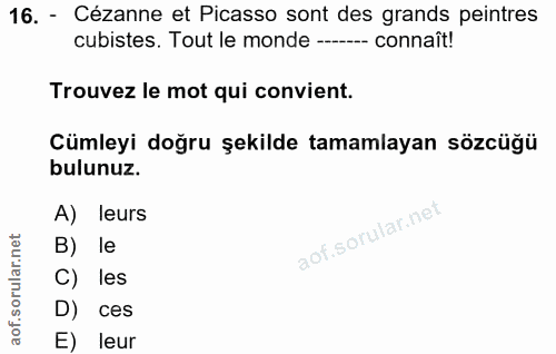 Soru 16