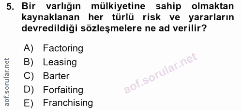 Soru 5