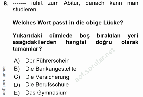 Soru 8