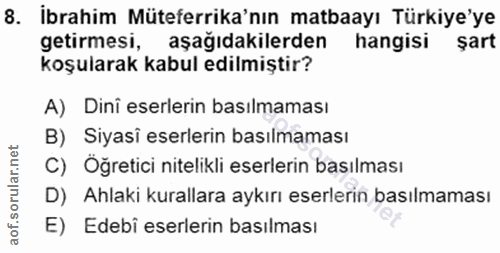 Soru 8