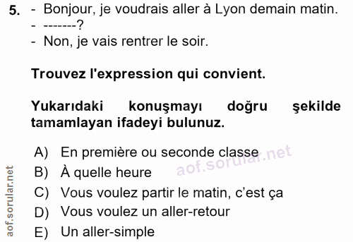 Soru 5