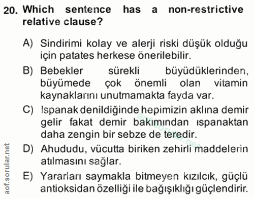 Soru 20