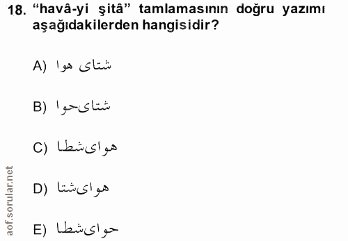 Soru 18