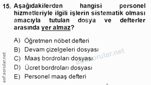 Soru 15