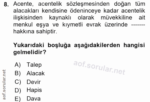 Soru 8