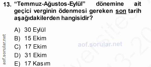 Soru 13