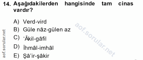 Soru 14