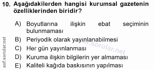 Soru 10