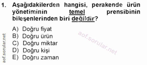 Soru 1