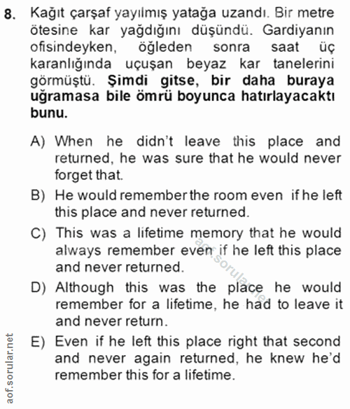 Soru 8