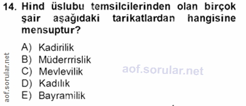 Soru 14
