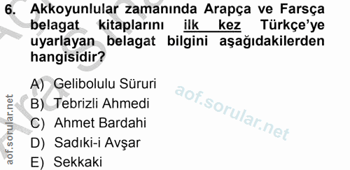 Soru 6