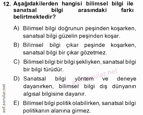 Soru 12
