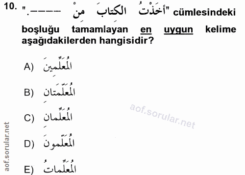 Soru 10