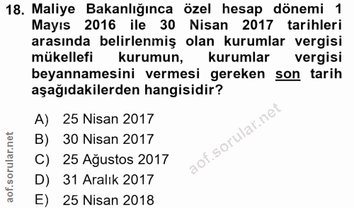 Soru 18